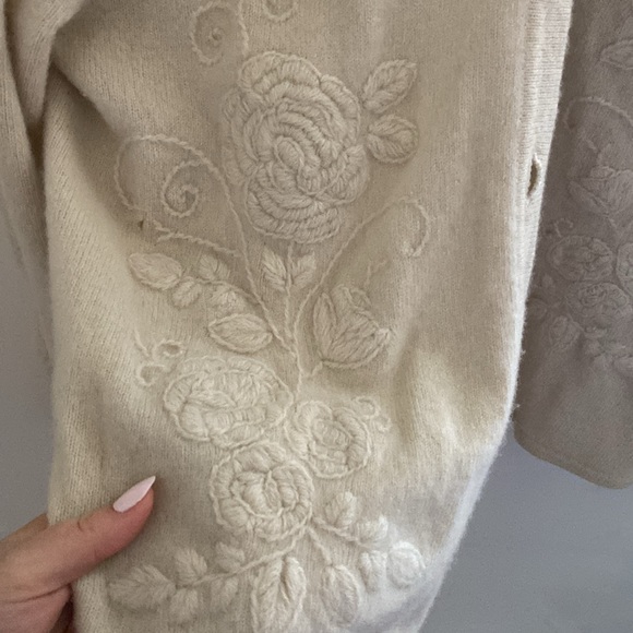 Beige vintage cardigan - Picture 2 of 3